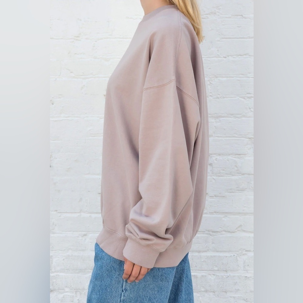 Brandy Melville Oversized Erica Taupe Sweater